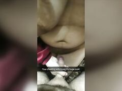 Your Bbw Milf with Huge Boobs Loves to Fuck Bareback with my Huge Dick! [cuckold Snapchat]